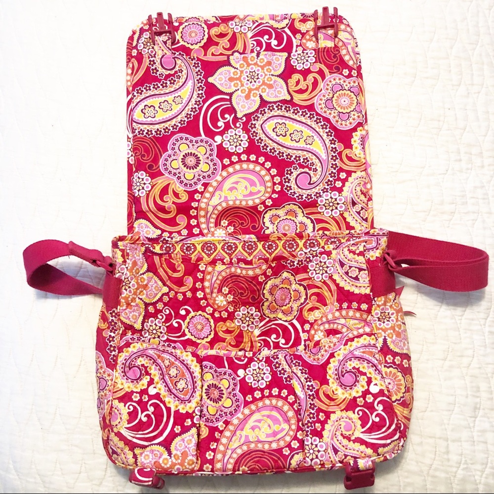 Vera Bradley Raspberry Fizz Messenger Bag